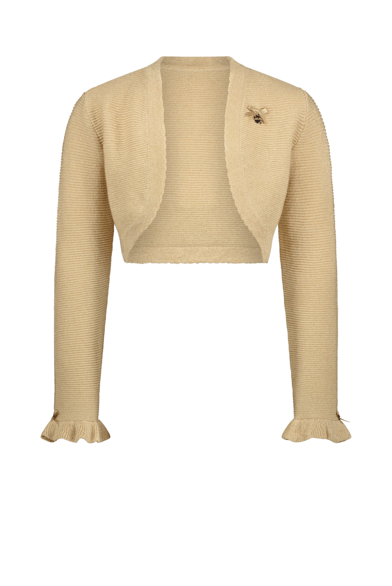OMARA lurex knit bolero - Le Chic Fashion