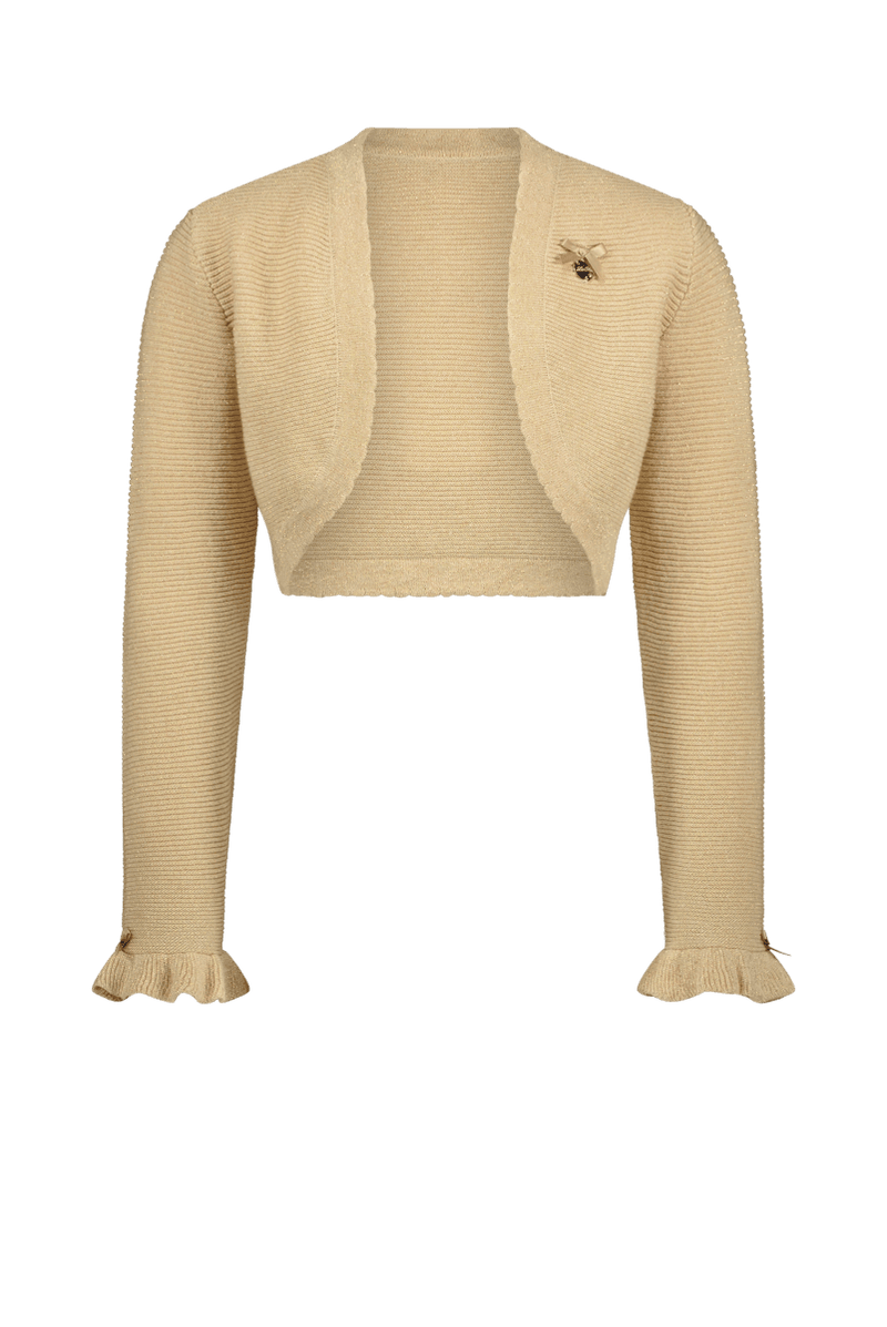 OMARA lurex knit bolero - Le Chic Fashion