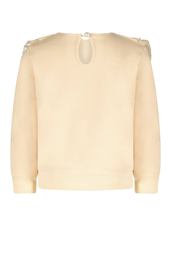OSLO frills & pearls sweater mini - Le Chic Fashion