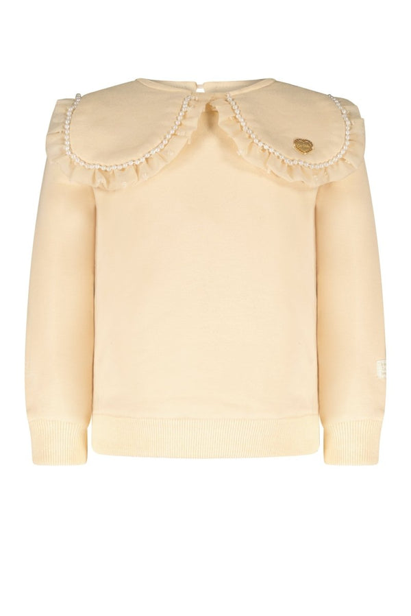 OSLO frills & pearls sweater mini - Le Chic Fashion