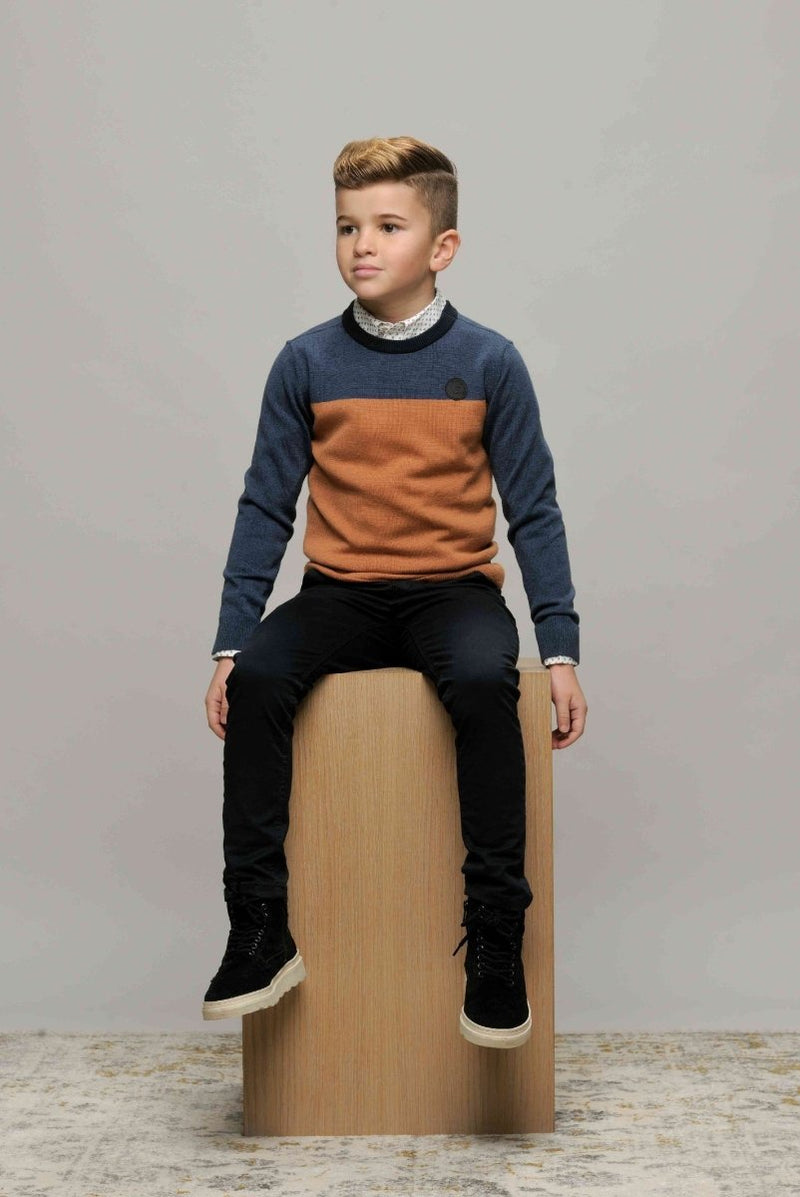 OWEN two-tone pullover - Le Chic Fashion