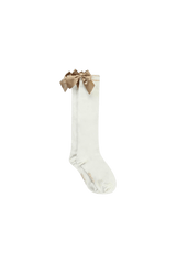 RILLI kneesock with satin bow - Le Chic Fashion