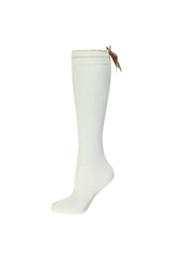 RILLI kneesock with satin bow - Le Chic Fashion