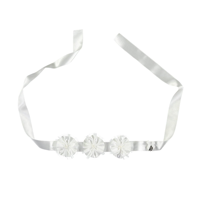 RIRI satin & flowers belt - Le Chic Fashion