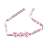 RIRI satin & flowers belt - Le Chic Fashion