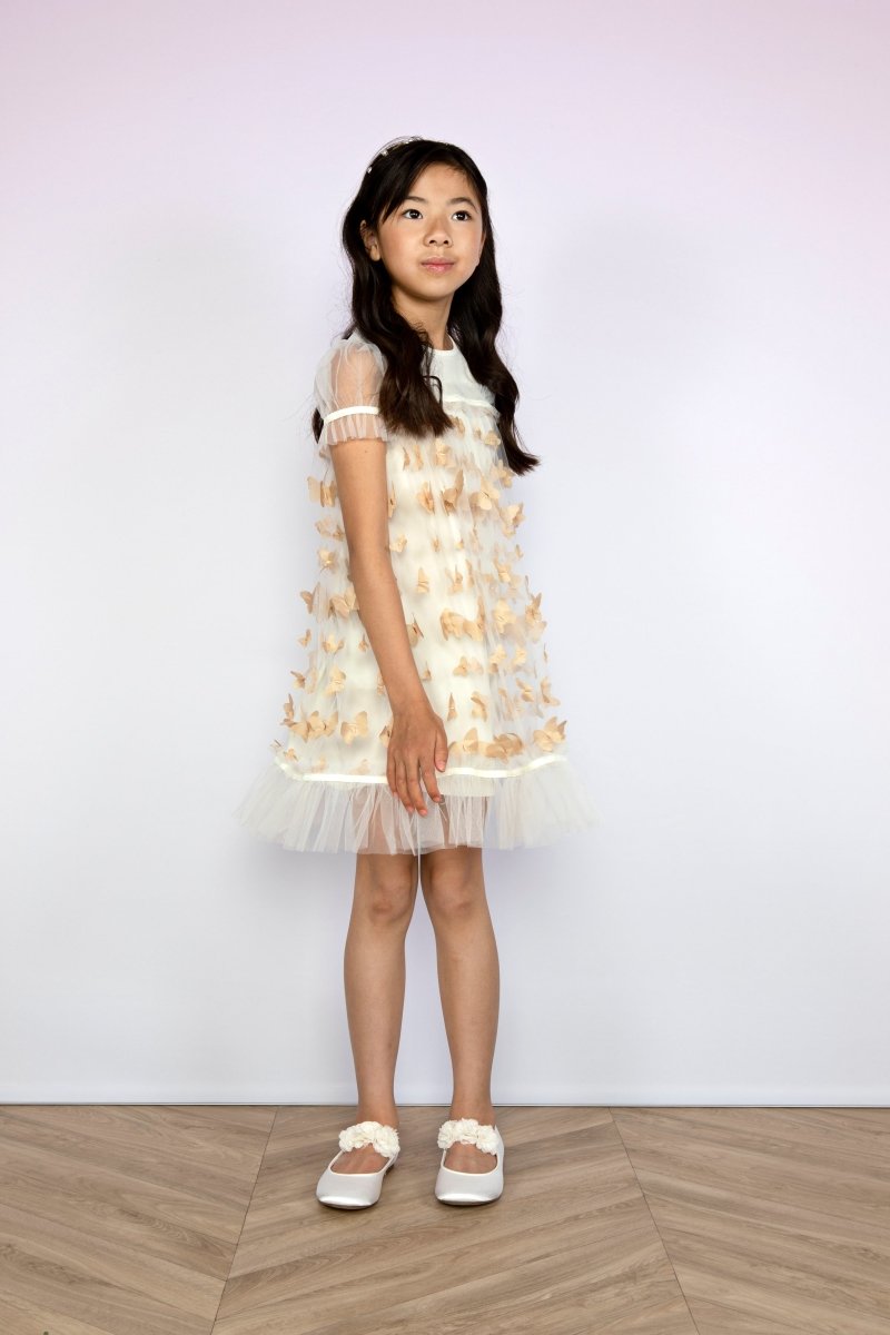 SAFA butterfly net dress - Le Chic Fashion