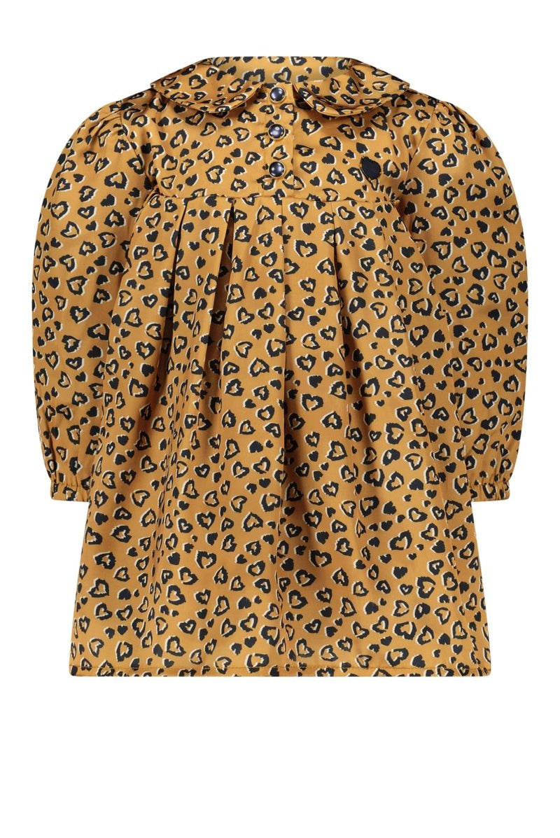 SITAH pleated leopard dress mini - Le Chic Fashion