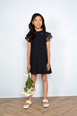 SIV crepe & lace dress - Le Chic Fashion