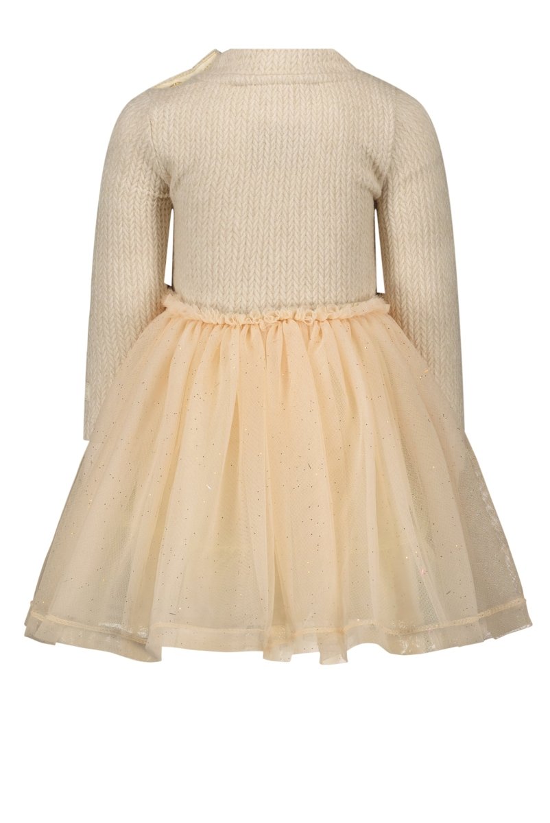 SMART cable knit & net dress mini - Le Chic Fashion