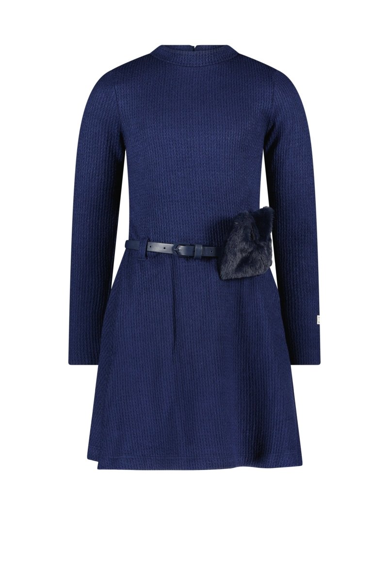 SOMAL cable knit & bag dress - Le Chic Fashion