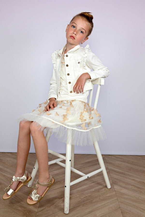 TAFA butterfly net skirt - Le Chic Fashion