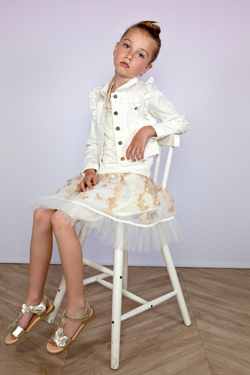 TAFA butterfly net skirt - Le Chic Fashion