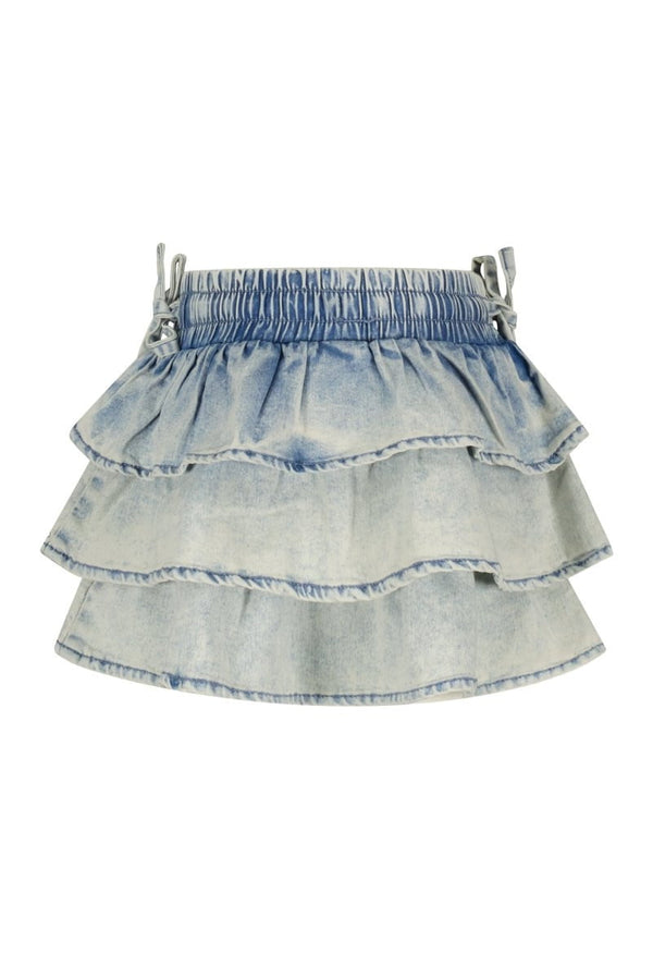 TULA denim layered skirt - Le Chic Fashion