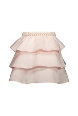 TWAIN glitter linen skirt candy - Le Chic Fashion
