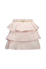 TWAIN glitter linen skirt candy - Le Chic Fashion