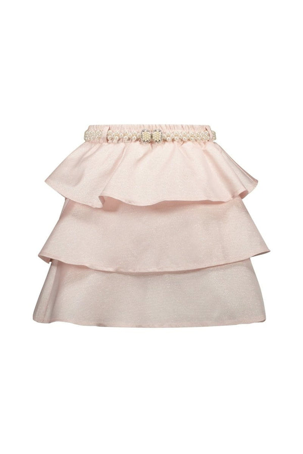 TWAIN glitter linen skirt candy - Le Chic Fashion
